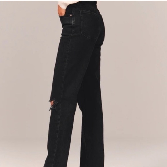 ABERCROMBIE & FITCH Low Rise 90’s Straight Jeans “25 Regular” - Picture 3 of 7